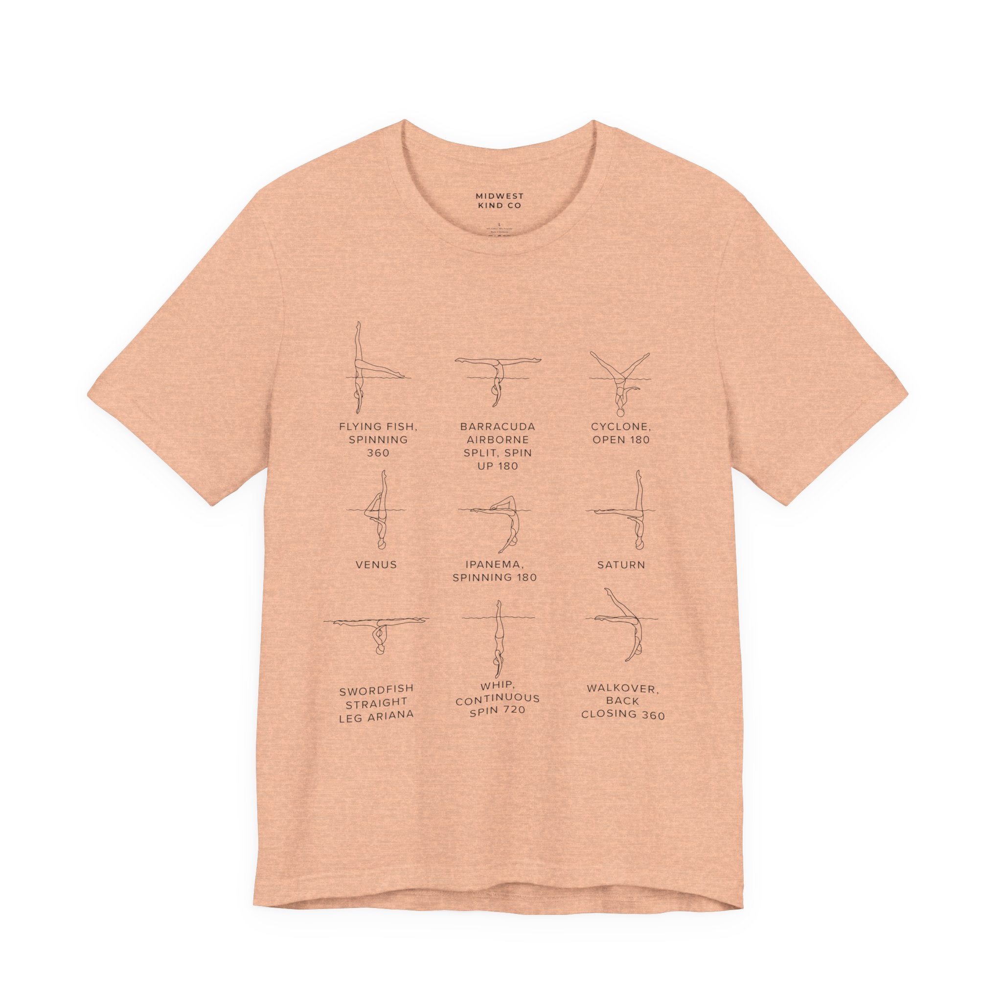 Adult - Youth Figures Artistic Swimming T-Shirt