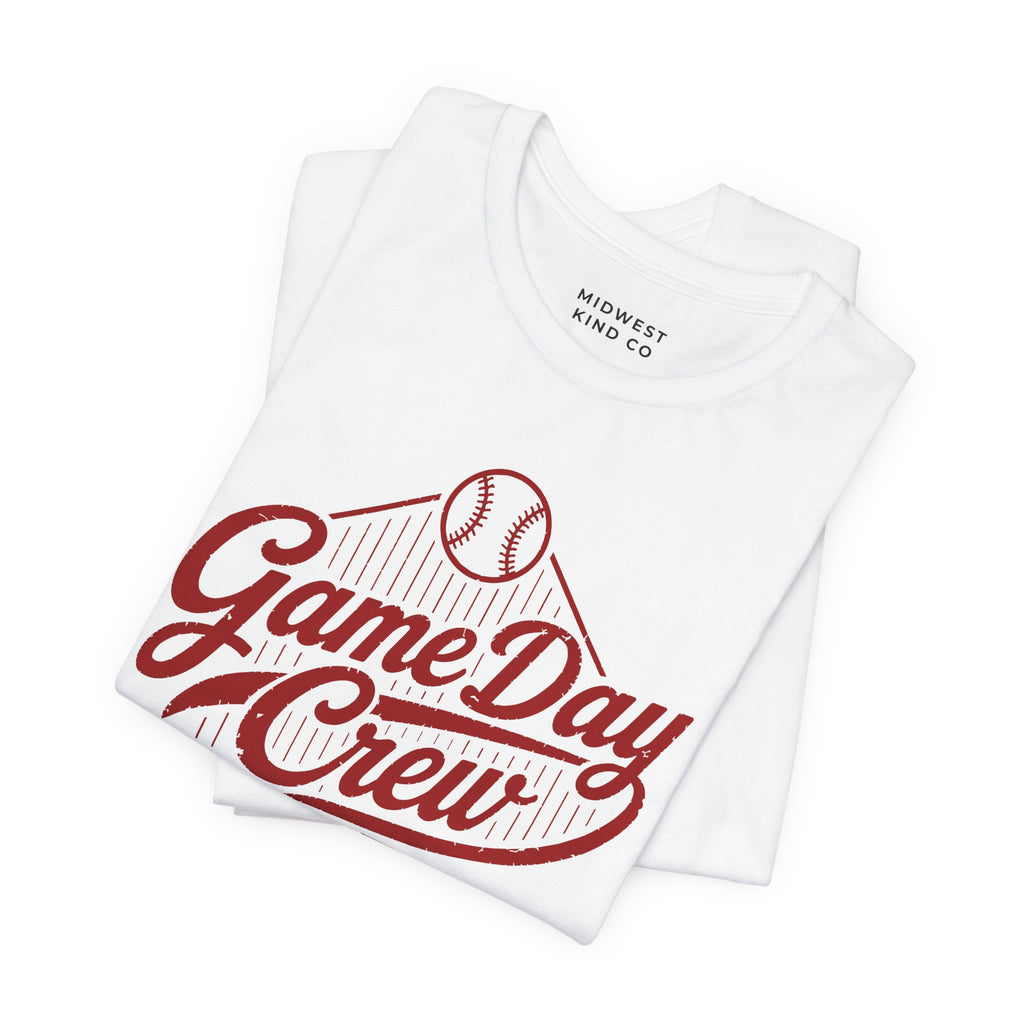 Adult - Game Day Crew  —  We Before Me Baseball T-Shirt