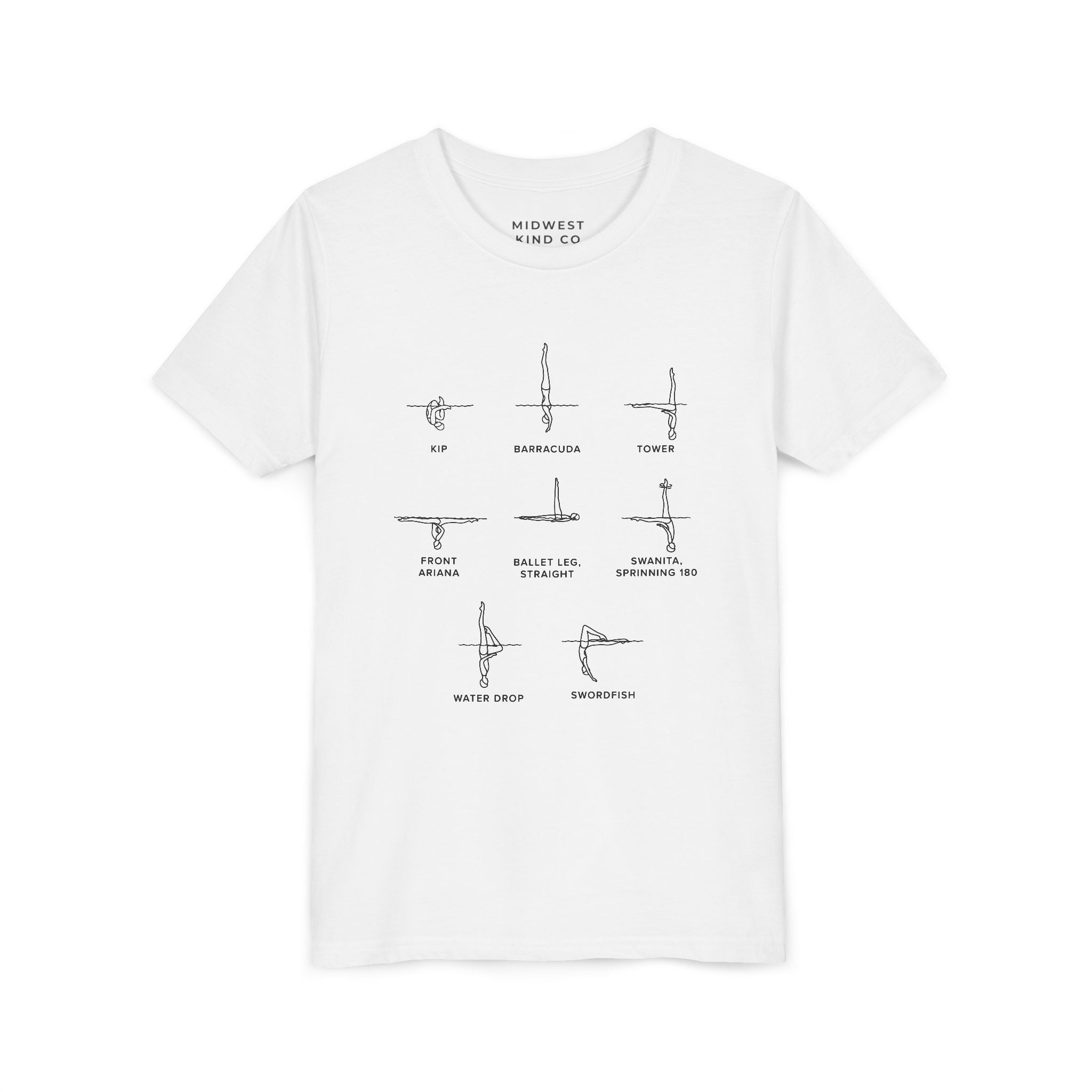 Youth - 12U Figures Artistic Swimming T-Shirt