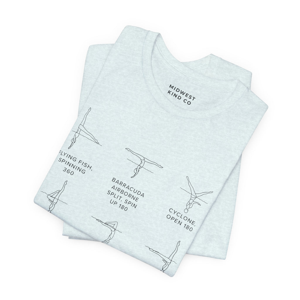 Adult - Youth Figures Artistic Swimming T-Shirt