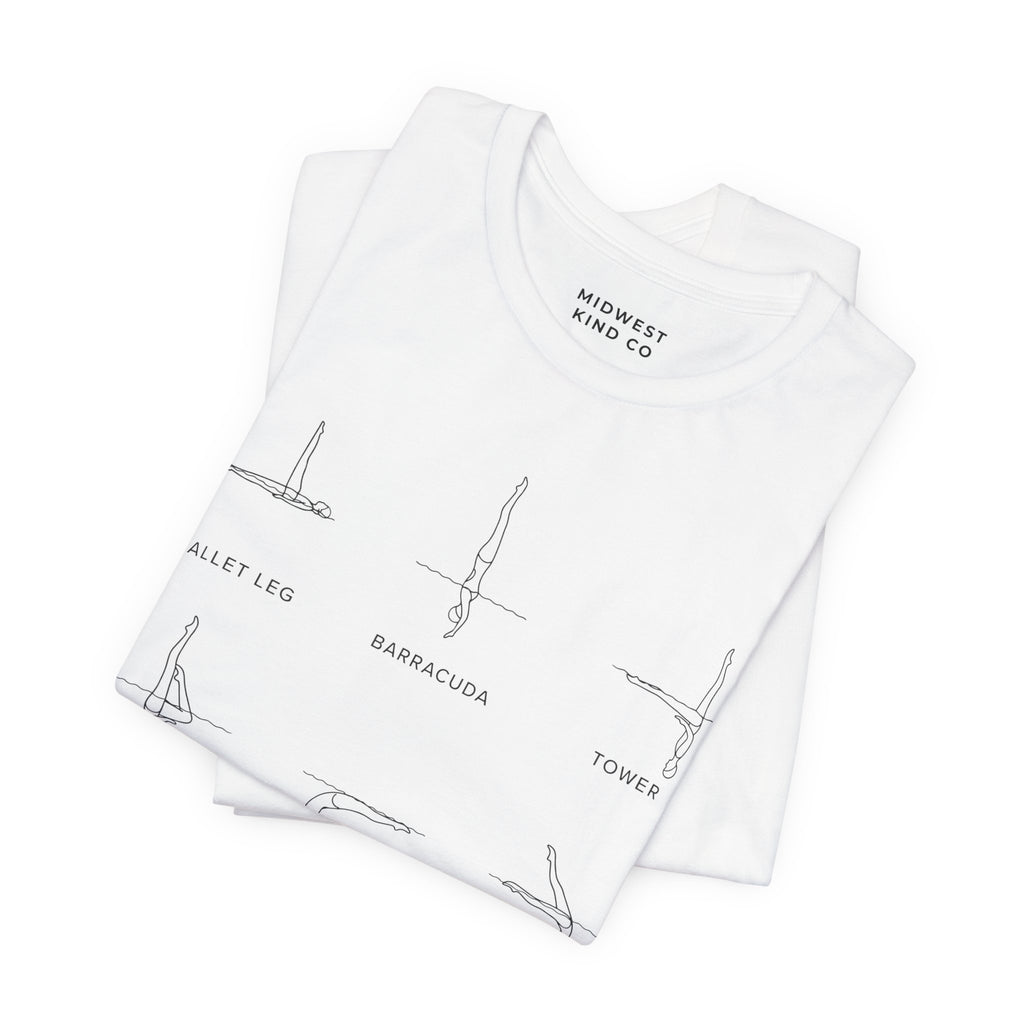 Adult - Intermediate Figures Artistic Swimming T-Shirt