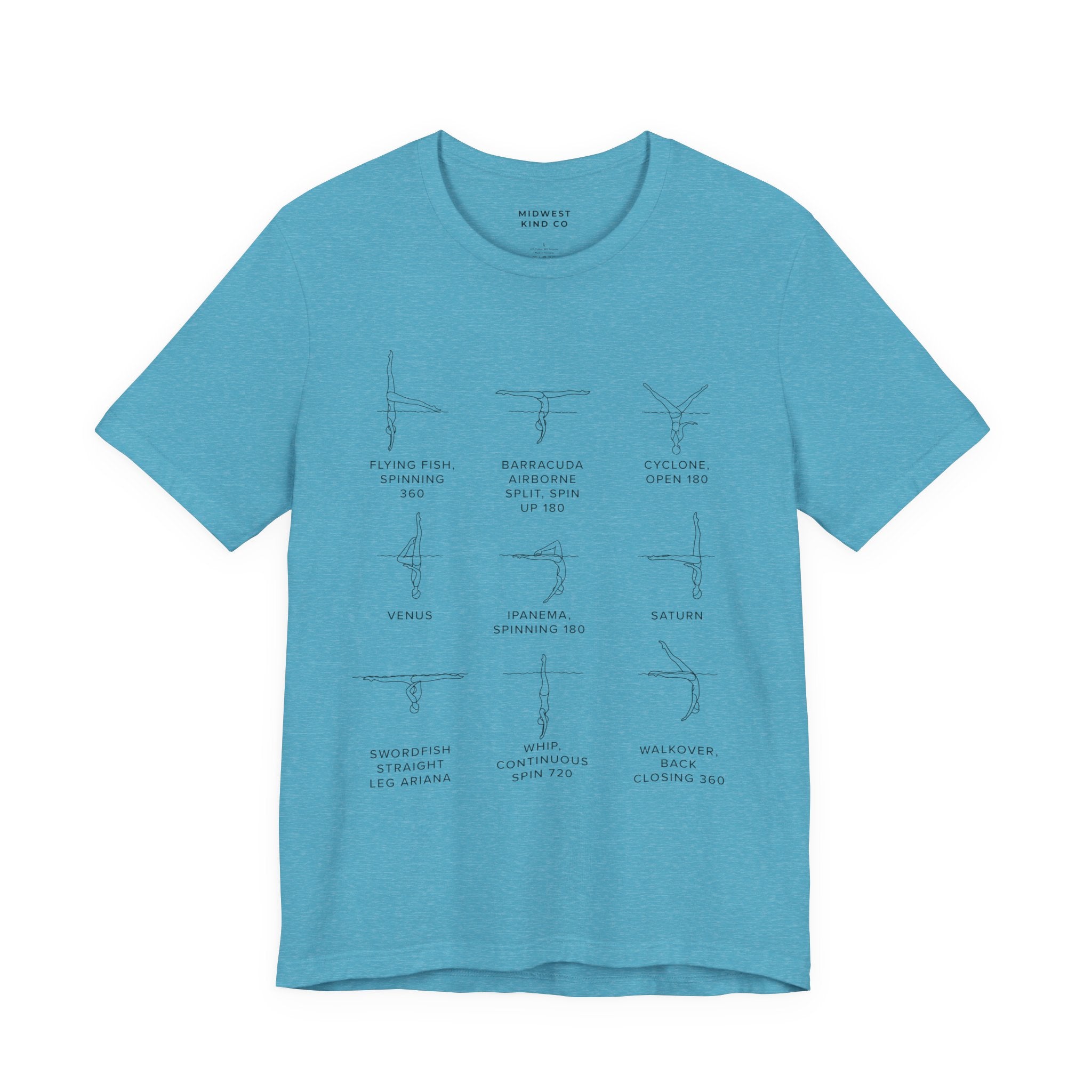 Adult - Youth Figures Artistic Swimming T-Shirt