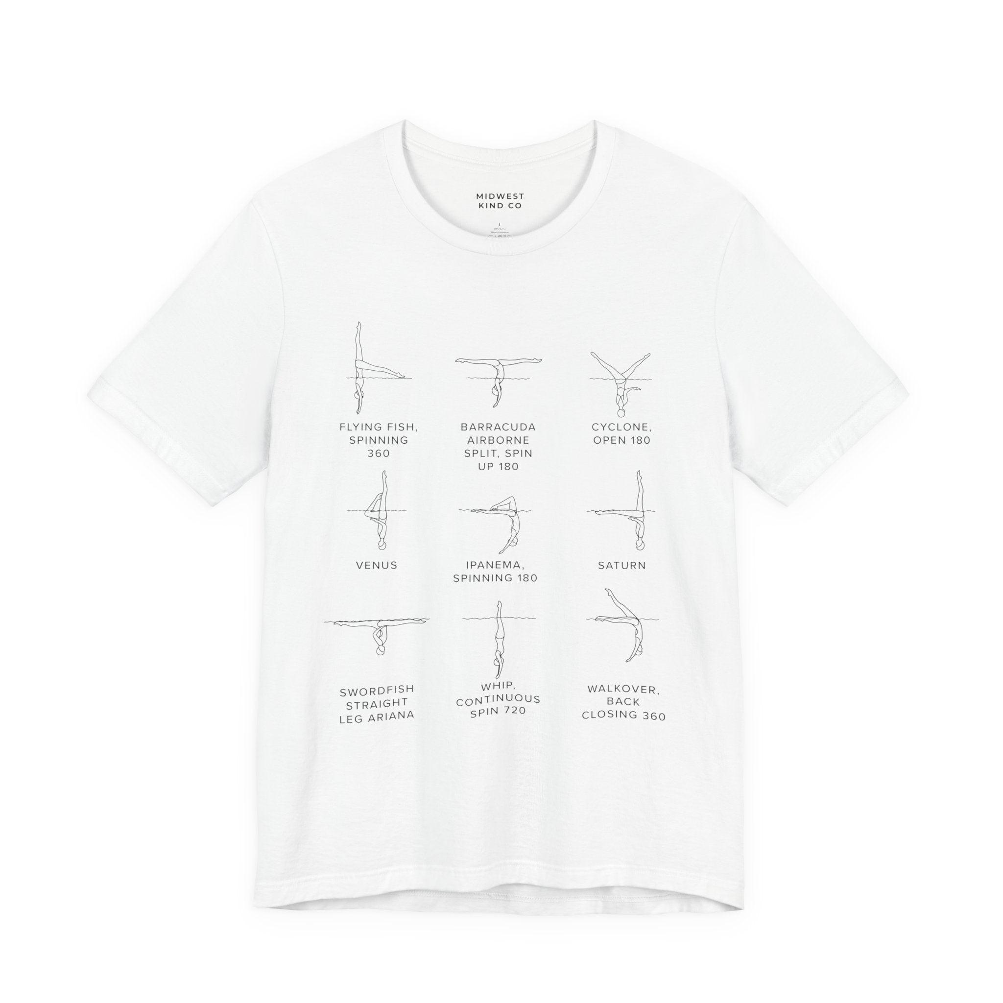 Adult - Youth Figures Artistic Swimming T-Shirt