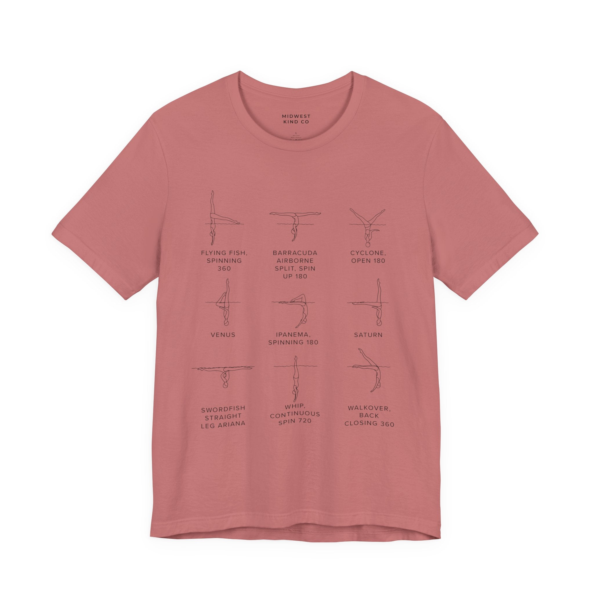 Adult - Youth Figures Artistic Swimming T-Shirt
