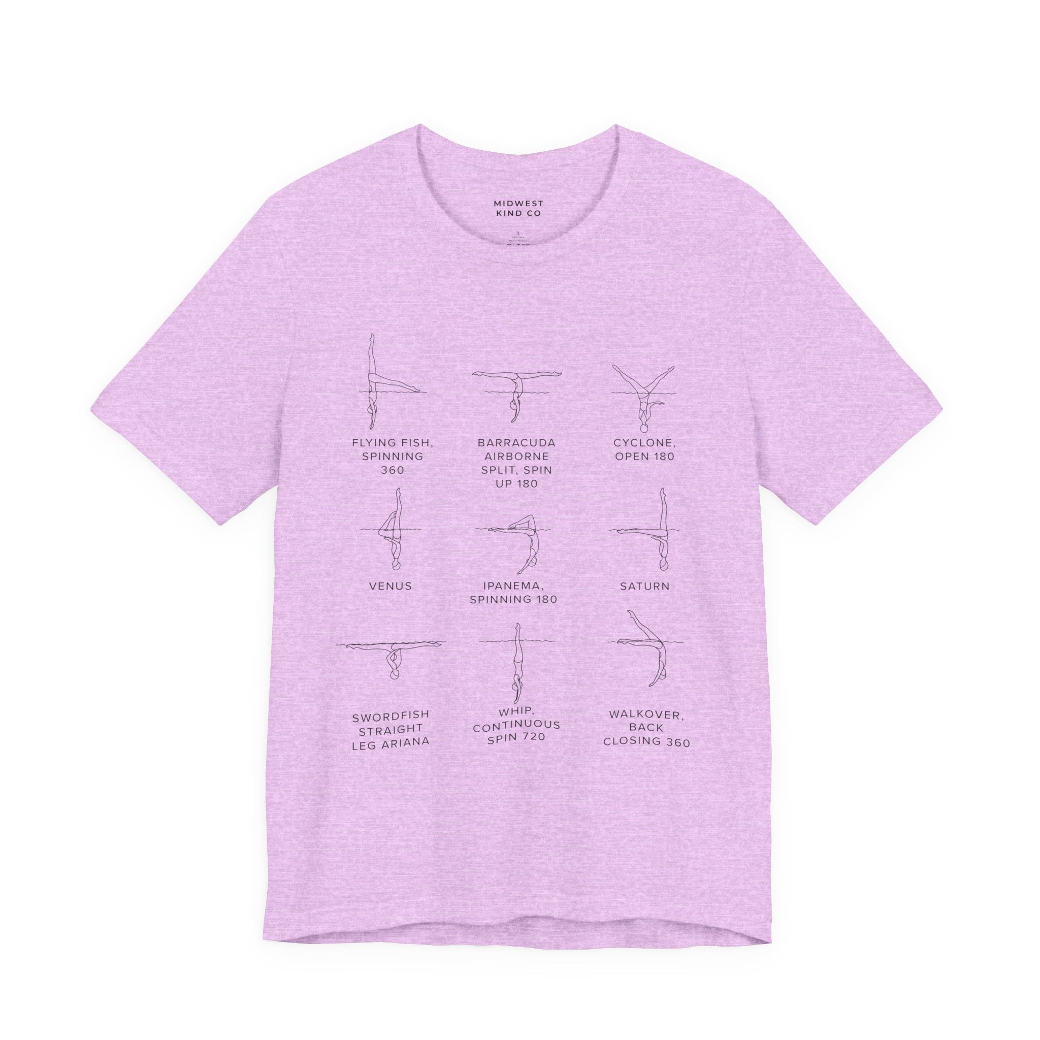Adult - Youth Figures Artistic Swimming T-Shirt