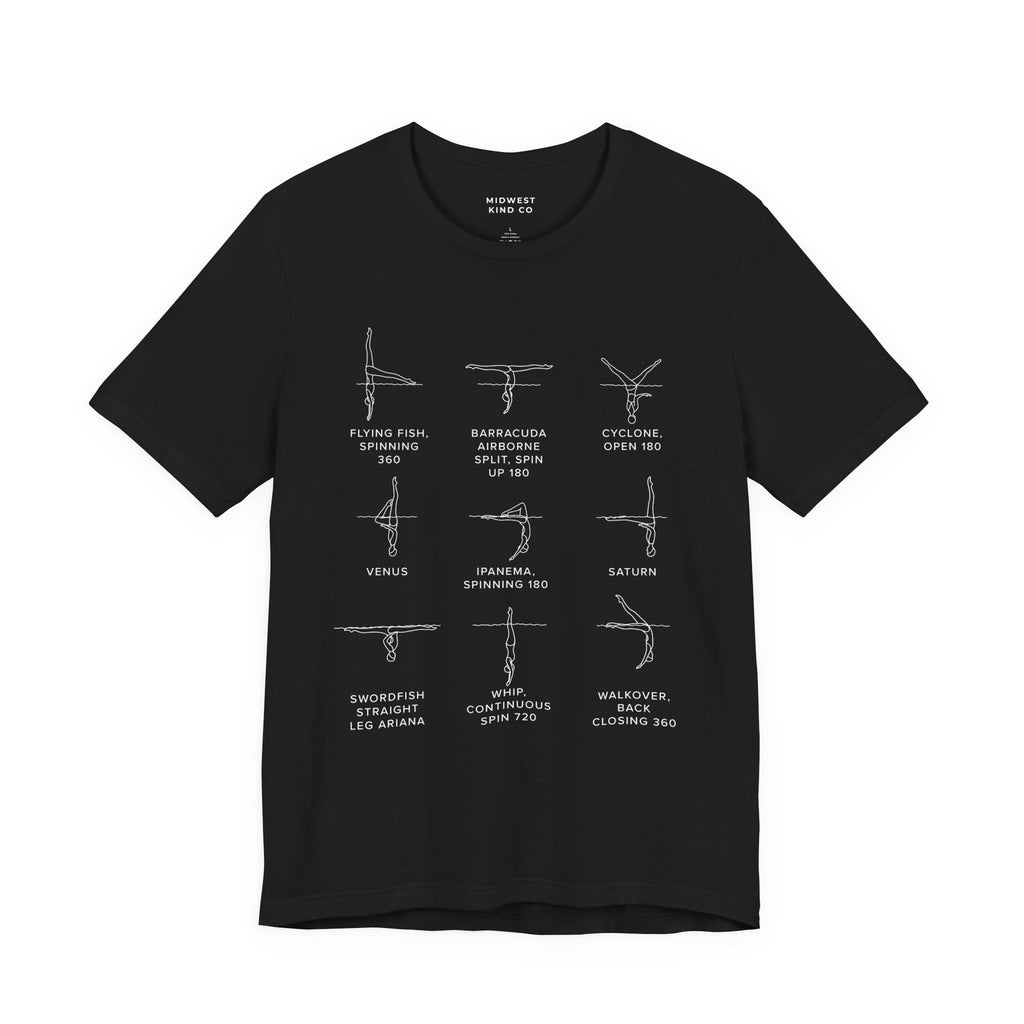 Adult - Youth Figures Artistic Swimming T-Shirt