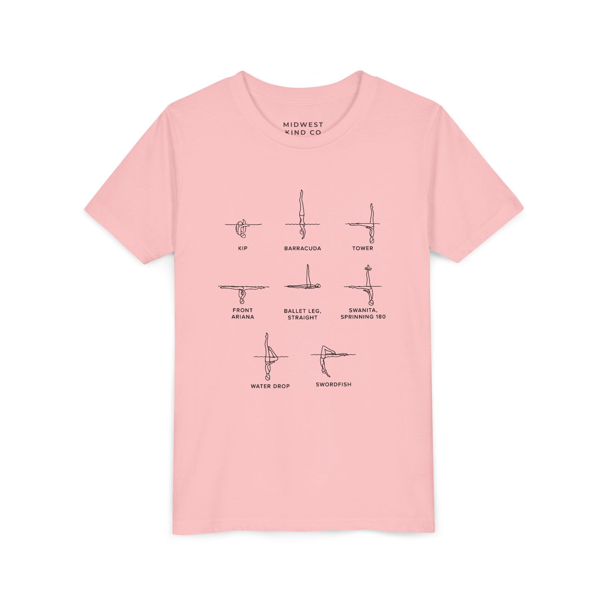 Youth - 12U Figures Artistic Swimming T-Shirt