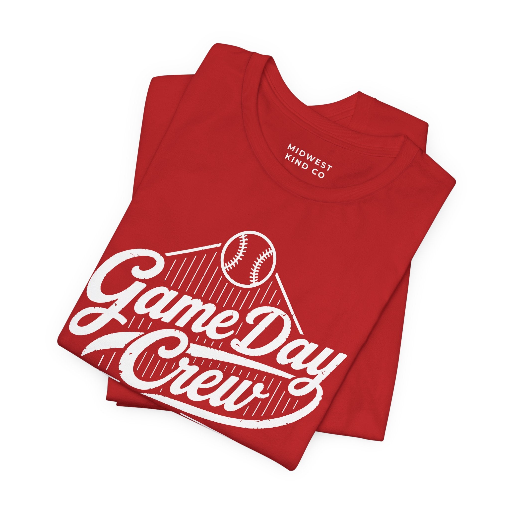 Adult - Game Day Crew  —  We Before Me Baseball T-Shirt