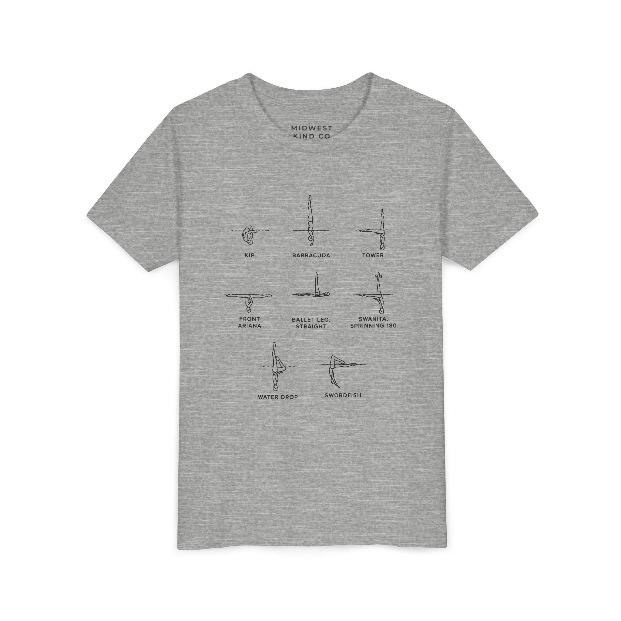 Youth - 12U Figures Artistic Swimming T-Shirt