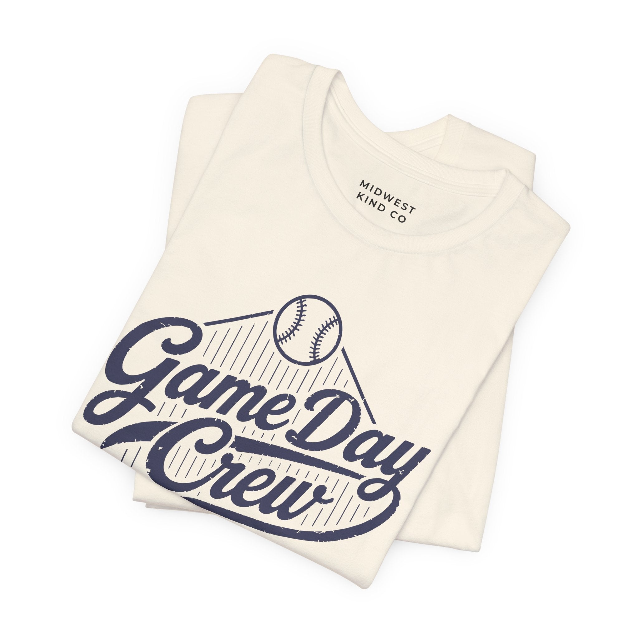 Adult - Game Day Crew  —  We Before Me Baseball T-Shirt