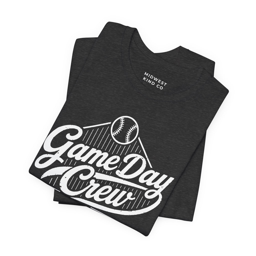 Adult - Game Day Crew  —  We Before Me Baseball T-Shirt