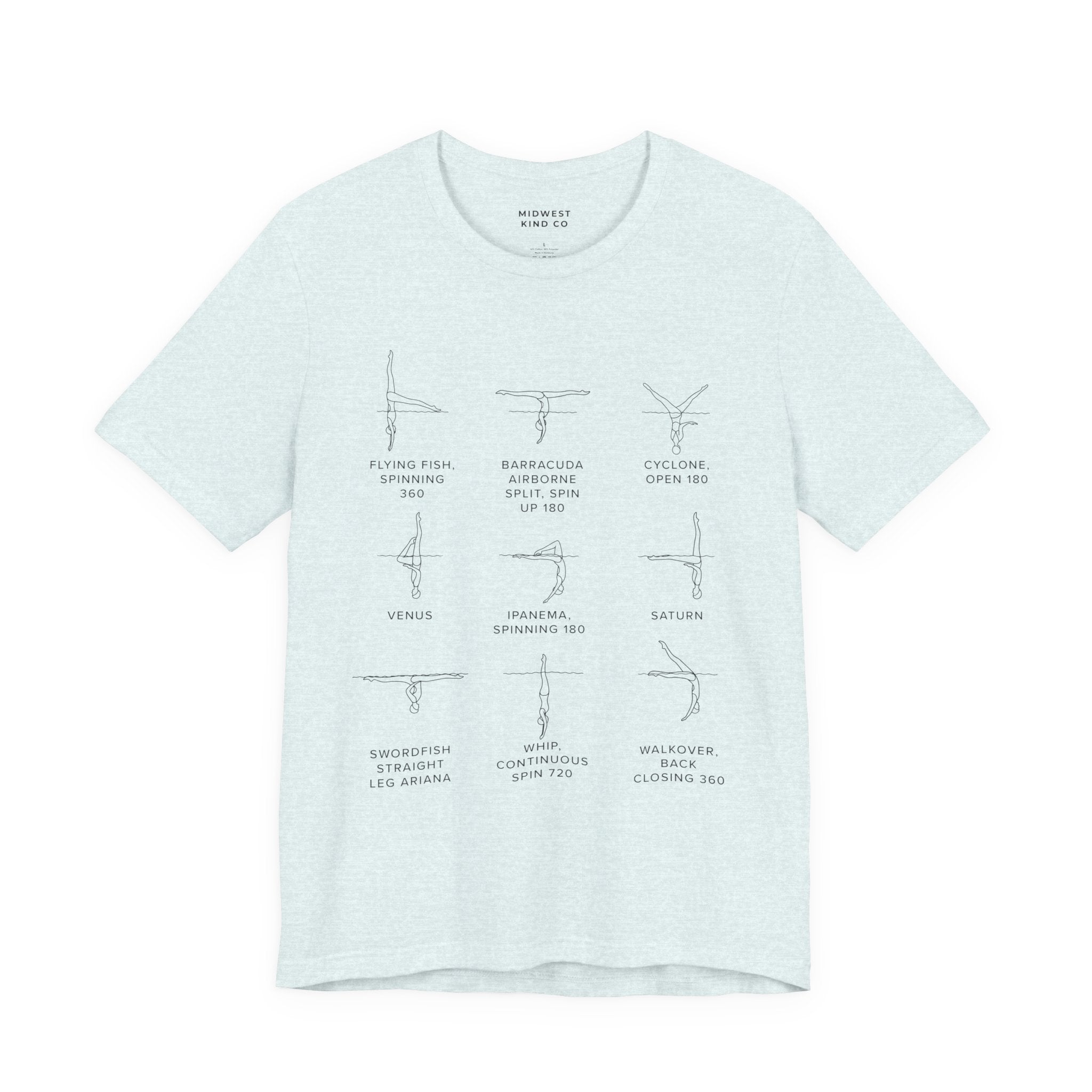 Adult - Youth Figures Artistic Swimming T-Shirt