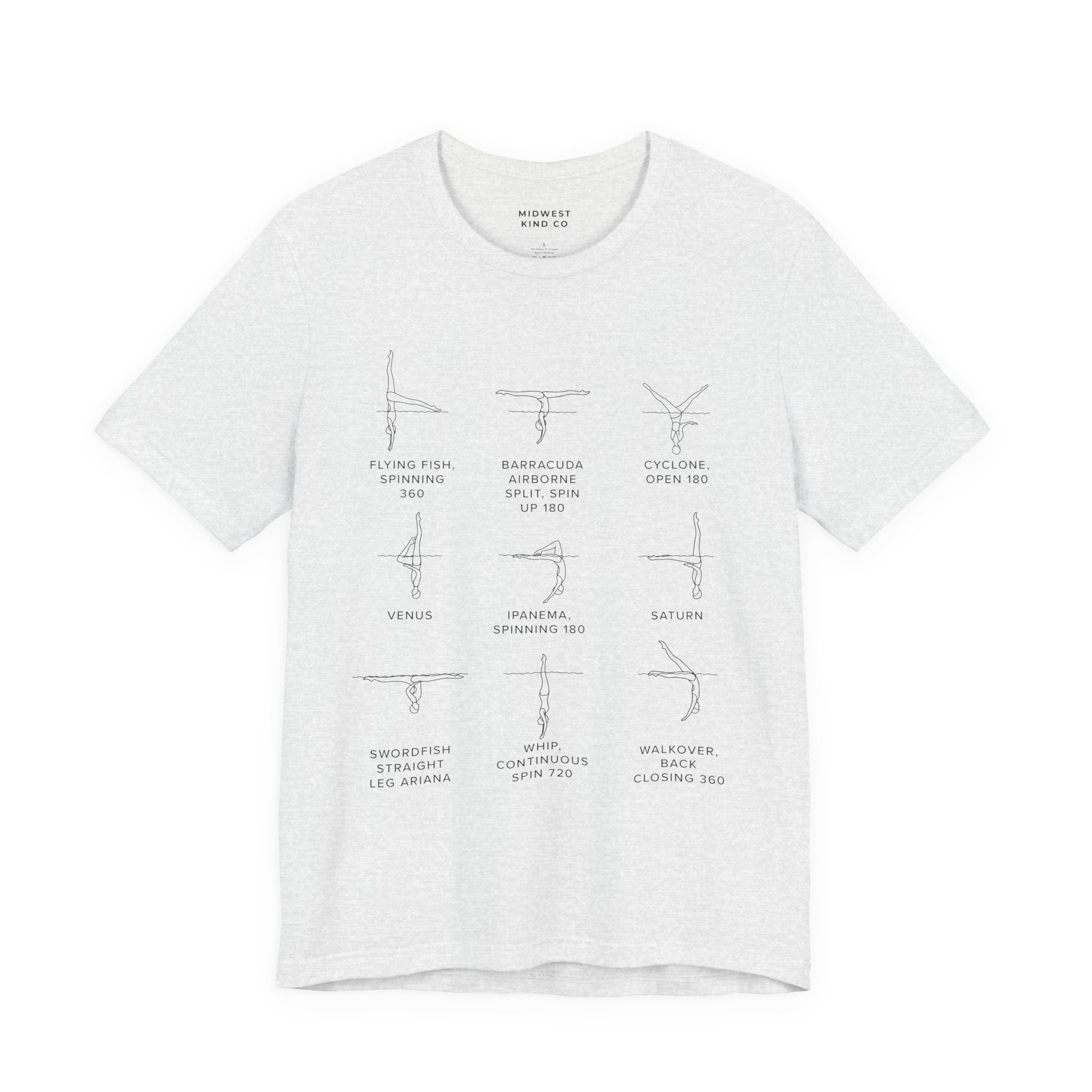 Adult - Youth Figures Artistic Swimming T-Shirt