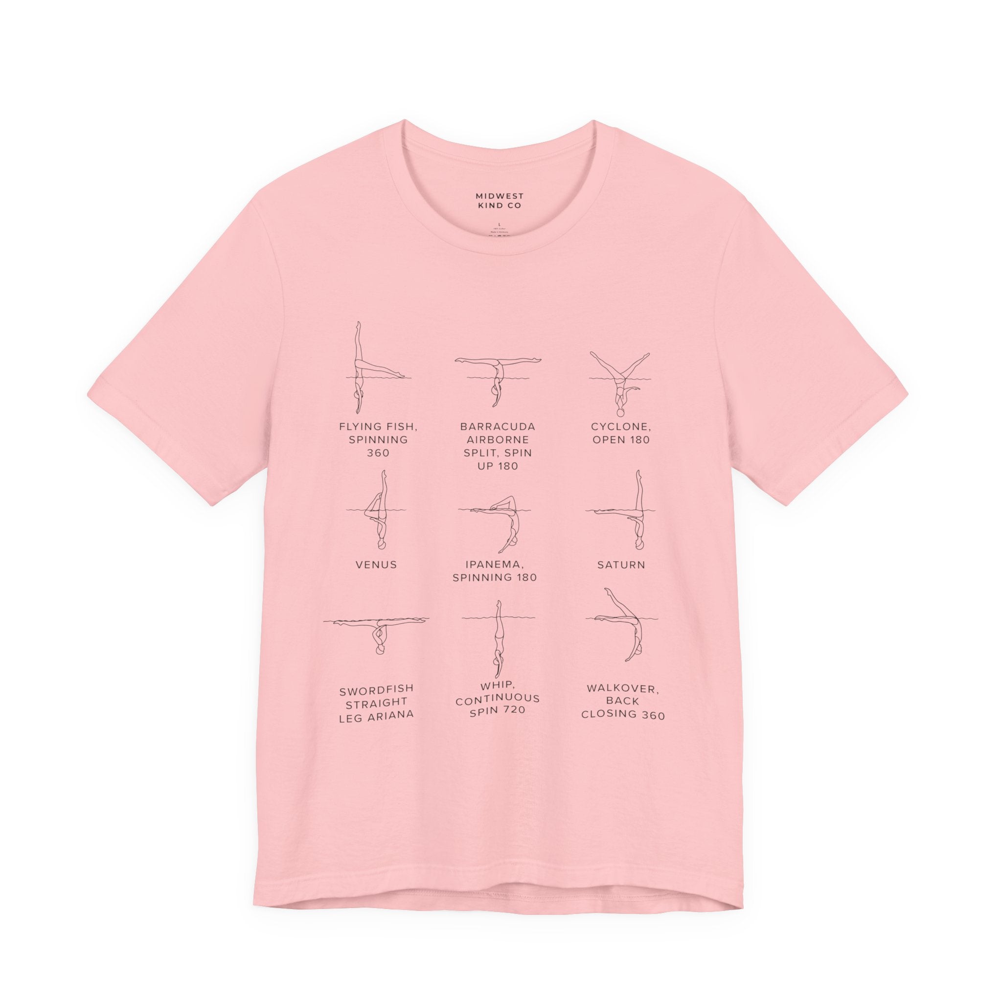 Adult - Youth Figures Artistic Swimming T-Shirt